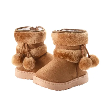 Wholesale Warm Cotton Shoes & Snow Boots for Kids - New Style Thickened Children's Shoes Factory