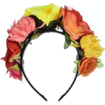 Flower Crown Headband Party -kostuumaccessoire
