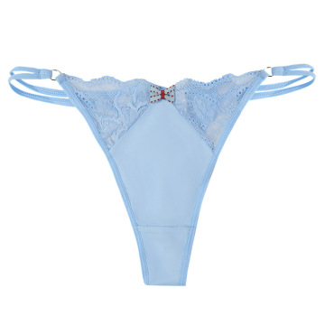2024 Collection: High-Quality Cotton Lace G-String and Brief Underwear for Women