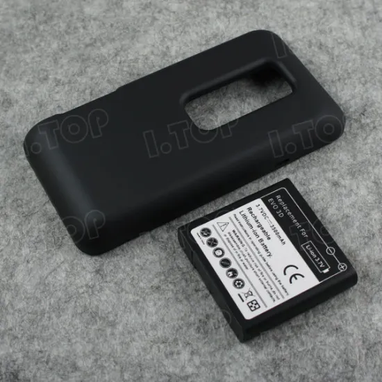 High capacity backup battery For HTC EVO 3D Extended Battery , made in China