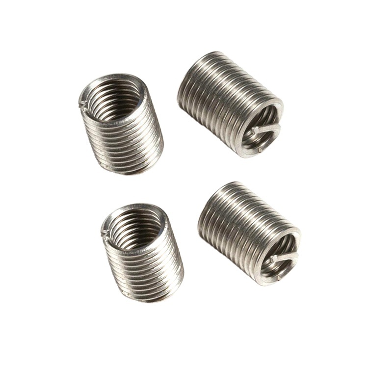 304 Stainless Steel Wire Thread Inserts Locking Type Fasteners with M2 M8 Threads Packed in Carton Box Metric Measurement System