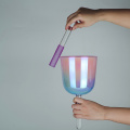 Blue-Pink Gradient Handheld Crystal Singing Bowl