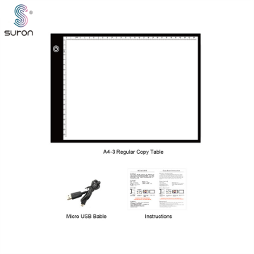 SURON A4 Rastreio de Caixa de Light Dimmable