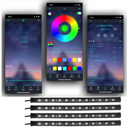 RGB Colorful LED Decoration Light for Car Interior and Foot Wells