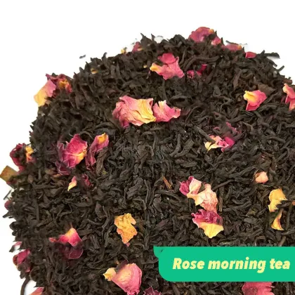 Wholesale Flavored Rose Black Tea: Loose-Leaf Dried Rose Hibiscus Lotus Leaf Herbal Tea