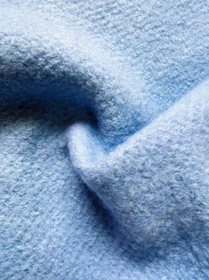 100% boiled wool twill fabric