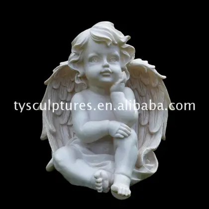 Wholesale stone little sleeping angel statue sculpture