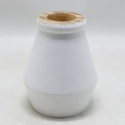 Handcrafted Wooden Flower Vases for Hotel, Home, and Restaurant Decor