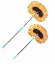 Car wash mop car wash brush soft fur long handle retractable dust duster