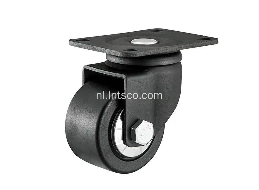 LAGE PROFIEL DITEERDE NYLON SWIBEL CASTERS