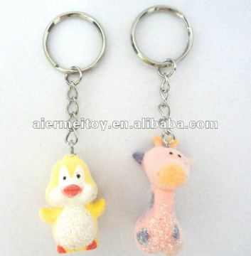 Chicken and Giraffe Key Chain