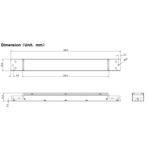 50W DIP святлодыёдны драйвер