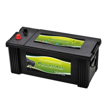 N180 12v150ah batterie per camion con acido con acido pesante