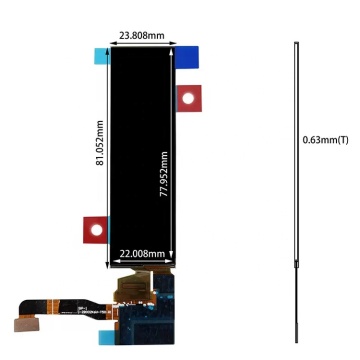 3.19 Inch IPS MIPI Stripe AMOLED Display and 3.2 Inch OLED Screen LCD Module with On-cell Touch Custom Cover Panel