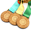 Medallas personalizadas de madera de madera personalizada