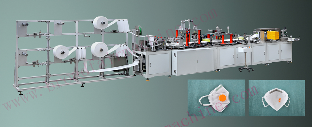 High Ppeed KN95 Mask Machine