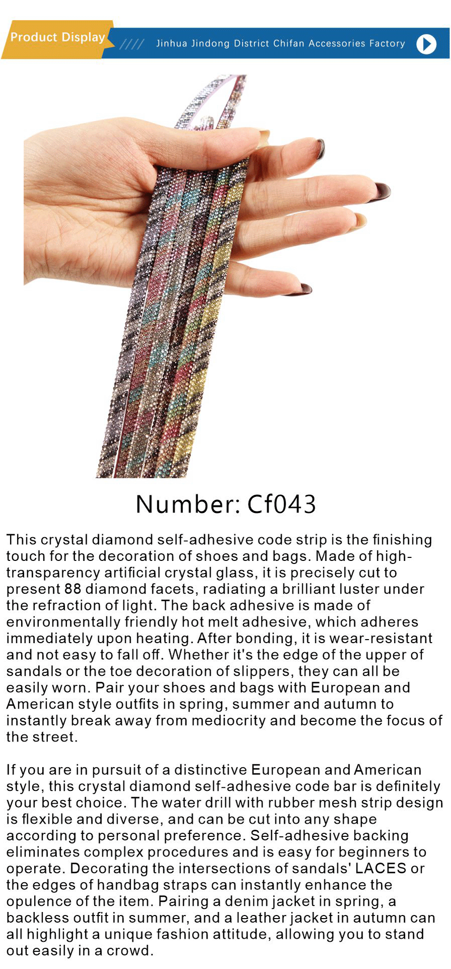 Shoe accessories-xiangqing1-CF043