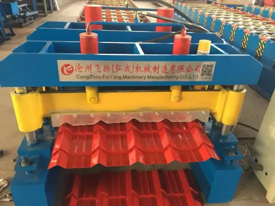 IBR Glazed Tile Sheet Making Forming Machine