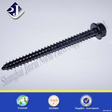 Hot sale Grade 10.9 Black finished Hex flange screw