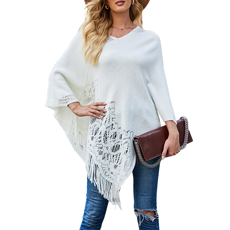 Women's Cashmere Fringed Shawl Scarf