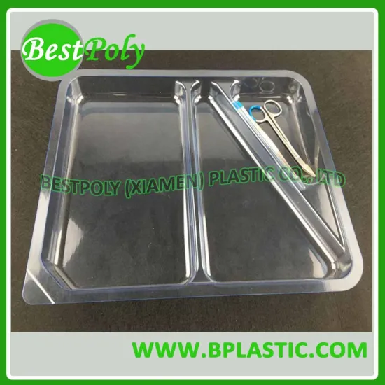 Safe blister packaging for scalpel medical tools