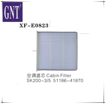 excavator cabin filter for SK200-3 SK200-5