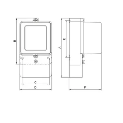 energy meter single-phase watt-hour meter