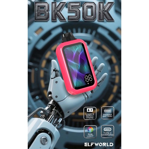 Elfworld BK 50000 พัฟราคาใช้แล้วทิ้ง