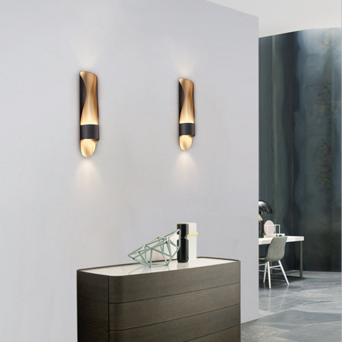 LEDER Gold Wall Mounted Uplighters