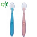 Eco-friendly Silicone Baby Spoon Soft Reusable