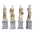 Antique Goddess Stone Sculptures with Fruit Elegant Decor