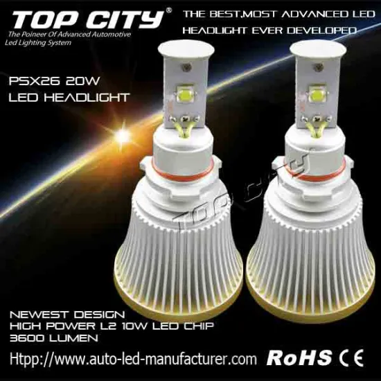 Hot Sale Auto Parts 3600lm PSX26W Led Headlight, Car Accessories Auto led headlight