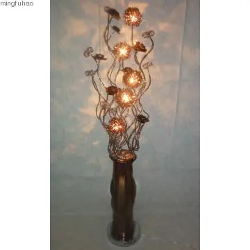 Home Decor Aluminum flower Floor Lamp