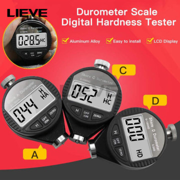Digital Shore Hardness Durometer Digital Hardness Tester Hardness Meter Shore 0-100 A/C/D For Plastic Leather Rubber Multi-resin