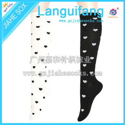 Fashional rainbow color knee high socks girl