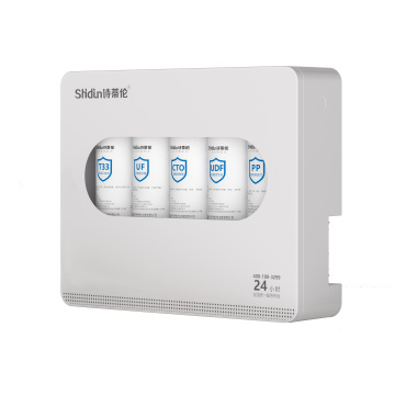 Purificador de agua de ultrafiltración con escudo blanco de cinco etapas