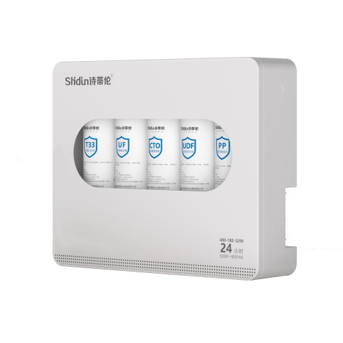 Purificador de agua de ultrafiltración con escudo blanco de cinco etapas