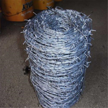 Galvanized coated barbed wire coil/barbed iron wire