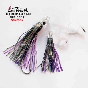 16cm/25cm Sea Fishing Big Game Octopus Skirt Tuna Marlin Acrylic Head Lure