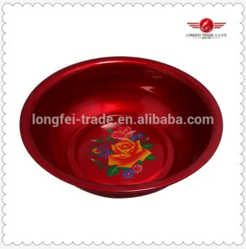 Chinese Style Hot Design Colorful Decal Enamel Basin