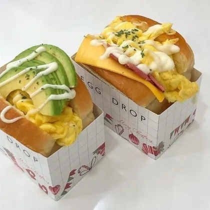 Wholesale custom logo take away food sandwich pastry