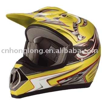 motocross helmets (DP903-1 Yellow)