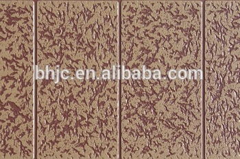 metal PU foam core panels(beautiful design for exterior wall with all colors)