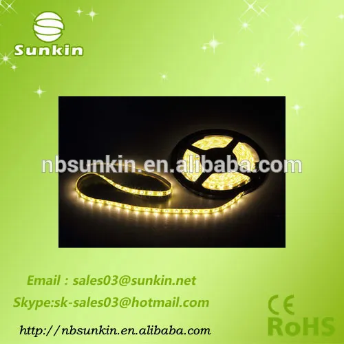4.8W 12V Hot sale waterproof 3528 SMD LED flexible strip