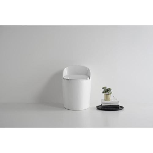 Ceramic WC Toilet with Soft Closing Seat Cover