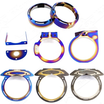 Universelle JDM -Auto -Armaturenbretthalter -Halterung für Defistr Auto Car Mess (60 mm/67 mm) - Titanium Burnt Blue Gauge Cover Pod Mount