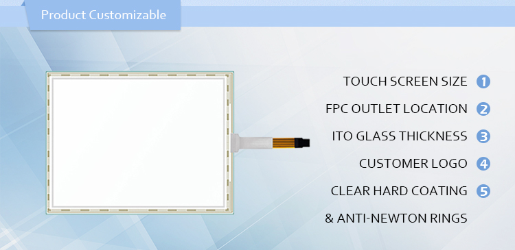 Waterproof Resistive Touch Screen