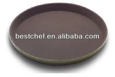 round Polypropylene non-slip tray