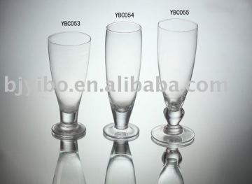Clear brandy glass snifter
