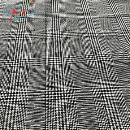 TR Hound Tooth Blazer Suit: Classic Polyester Rayon Spandex Women's Wear